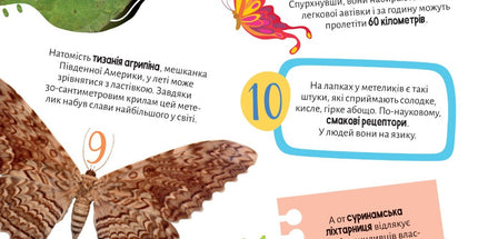 Комахи. 100 цікавих фактів. З наліпками.