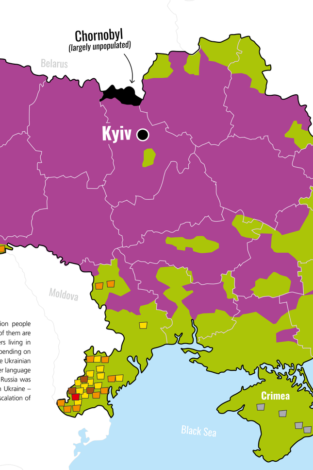 100 maps about Ukraine: and the war