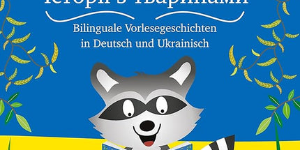 12 kleine Tiergeschichten (Zweisprachig): Bilinguale Vorlesegeschichten in Deutsch und Ukrainisch cover image