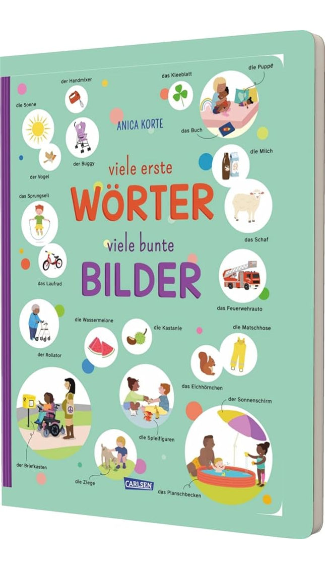 viele erste WÖRTER viele bunte BILDER cover image