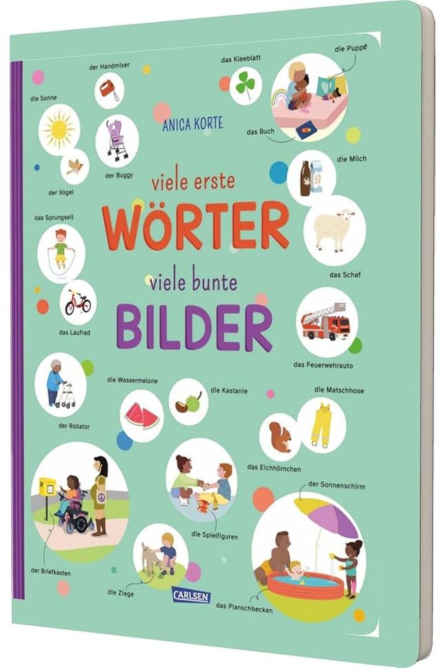 viele erste WÖRTER viele bunte BILDER cover image