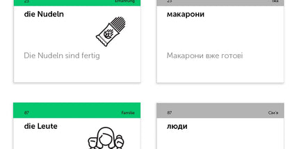 500 карток для вивчення німецької. A2