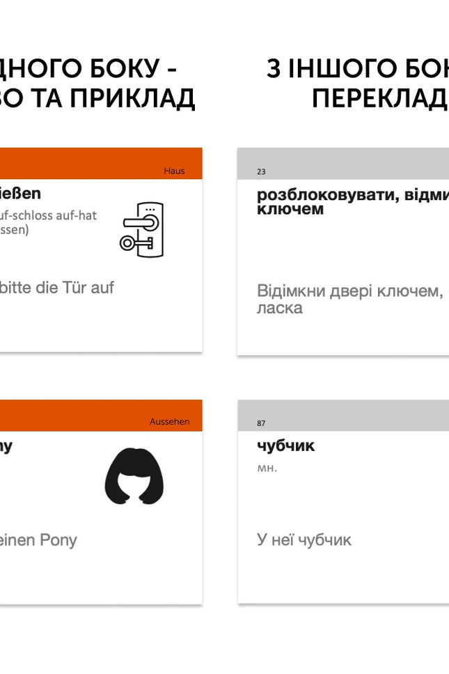 500 карток для вивчення німецької. B2.1