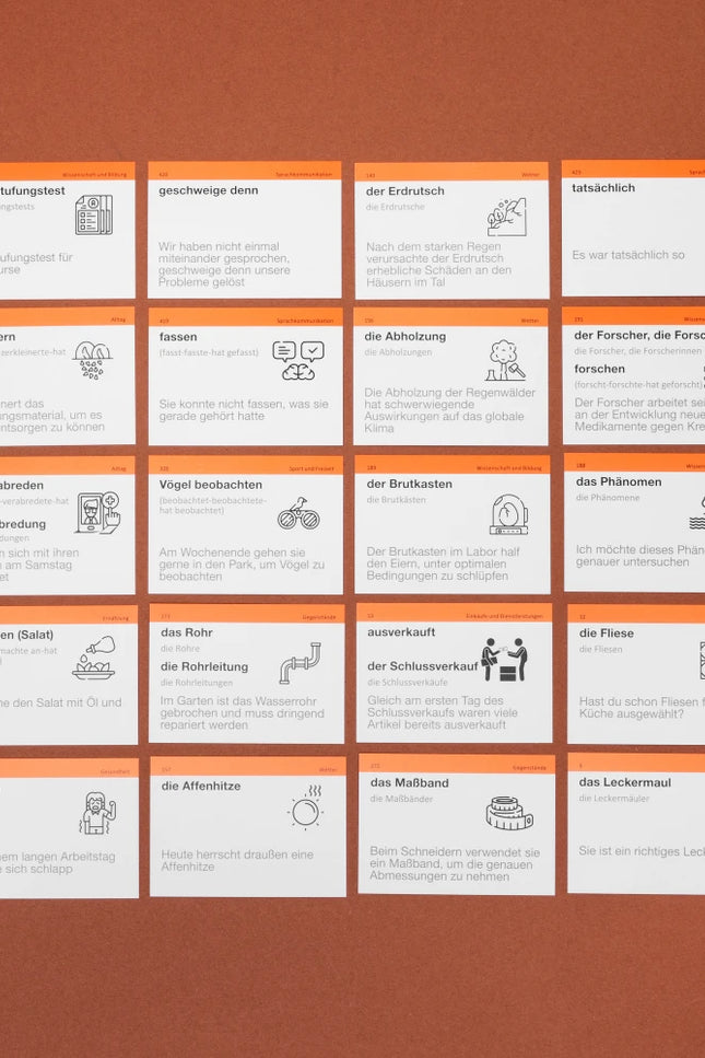 500 карток для вивчення німецької. B2.1