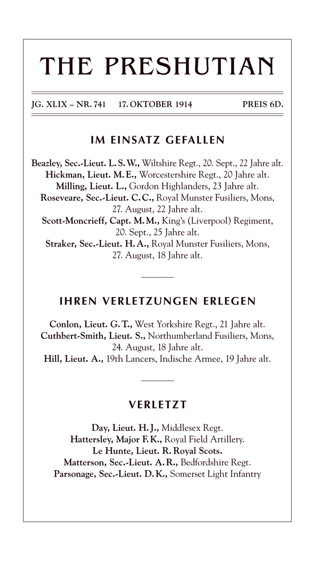 Durch das große Feuer