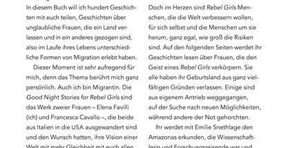 Good Night Stories for Rebel Girls - 100 Migrantinnen, die die Welt verändern