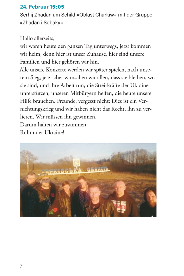 Himmel über Charkiw: Nachrichten vom Überleben im Krieg