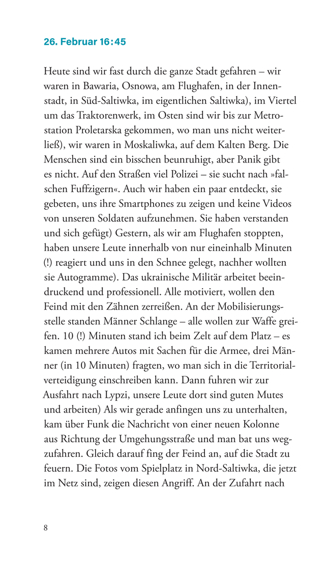 Himmel über Charkiw: Nachrichten vom Überleben im Krieg