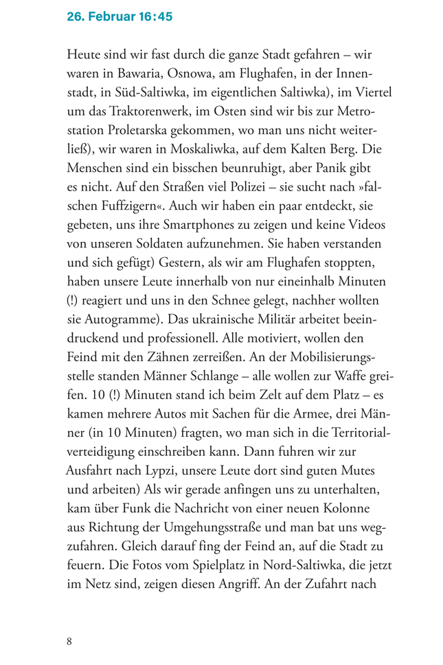 Himmel über Charkiw: Nachrichten vom Überleben im Krieg