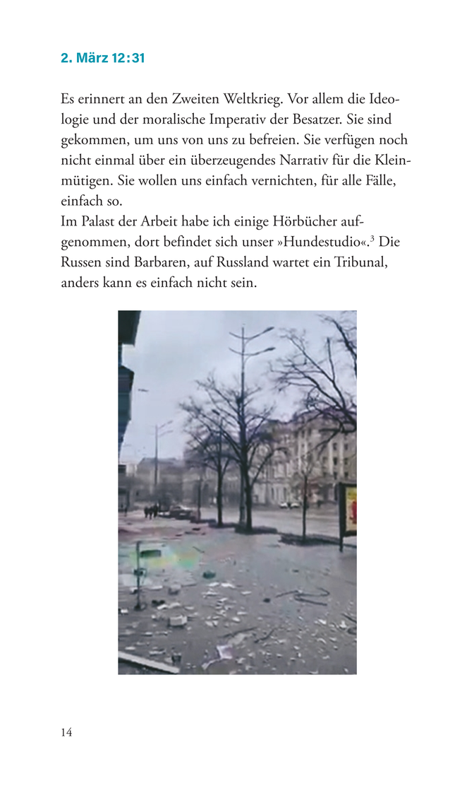 Himmel über Charkiw: Nachrichten vom Überleben im Krieg