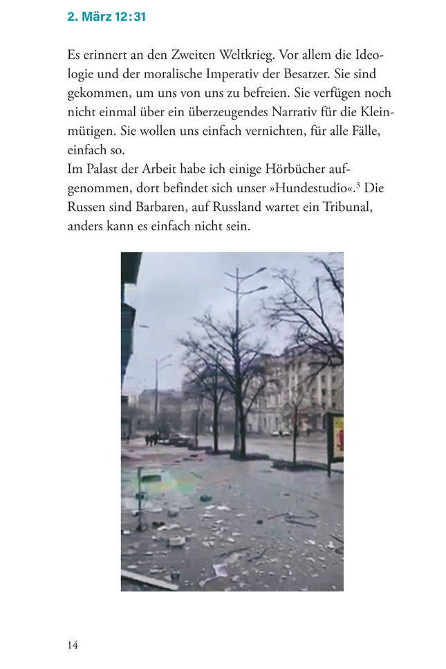 Himmel über Charkiw: Nachrichten vom Überleben im Krieg