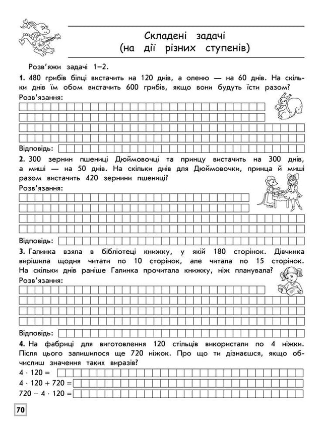 Комплексний тренажер з математики. 4 класс