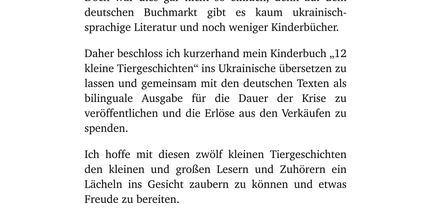 12 kleine Tiergeschichten (Zweisprachig)